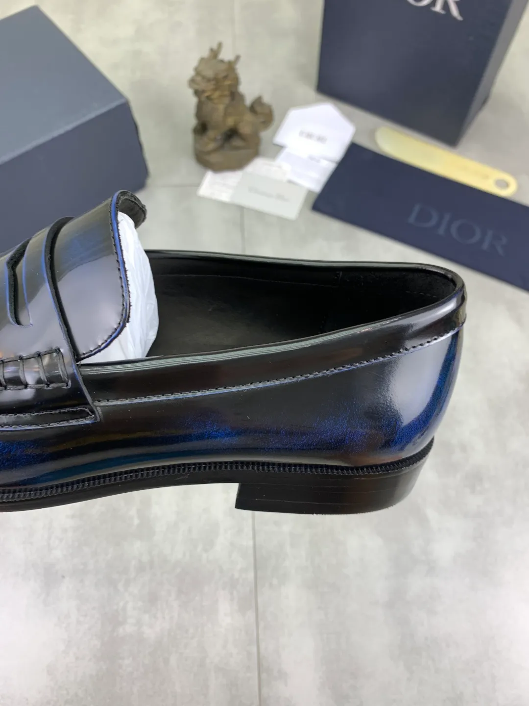 Men's men's shoes 💰P560 new style 💰high version 💎💎💎Dior original version! Top Italian purchasing agent! Men's business casual leather shoes, original imported open-edge beaded calfskin upper, ultimate texture, gentlemanly style, imported water-dyed cowhide inside, top-quality original Italian rubber outsole, first-class workmanship, top quality! Size: 39-44 (45 customized) 3️⃣ colors available